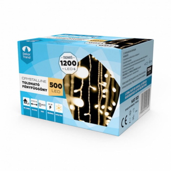 LED svetleća ledenica Crystaline 2x2,5m 500 kom toplo bela KAT 321-4